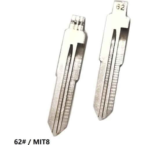 MIT8 Universal center slot car key blanks for MitsubishiCar