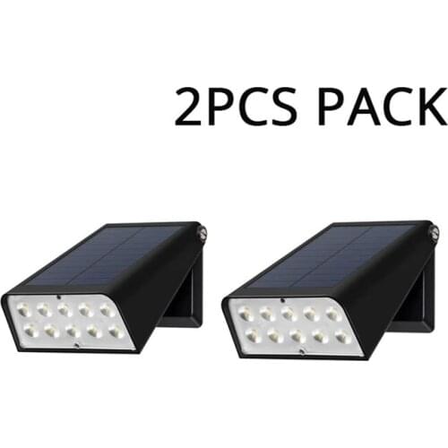 Folding Solar Wall Light Outdoor 10LED Fence Porch lights Wall Mounted Lamp Optically Control Yard Landscape Street Deco