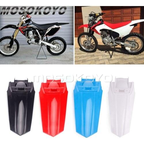 MX Off Road Rear Fender Pit Dirt Bike Plastic Rear Mudguard for HONDA CRF230F 2020 Racing Enduro Motocross Black White Mud Guard