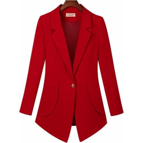 Women blazers and jackets spring and autumn fashion temperament Slim OL professional elegant office ladies jacket suit