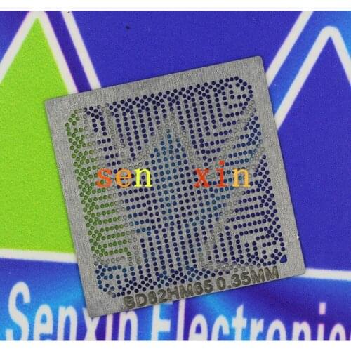1pcs BD82HM65 SLJ4P SLH9D QNJHES BD82HM67 SLJ4N BD82QM67 SLJ4M BGA Stencil Template 0.35MM