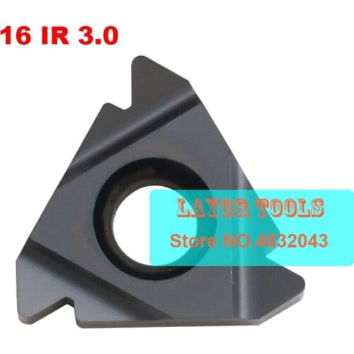 16 IR 3.0 ISO LDA ,Indexable Tungsten Carbide Threading Lathe Inserts for Threaded Lathe Holder,thread turning tool holders