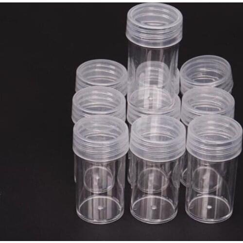 30/60/90/120 Bottles Square Diamond Painting Accessories Container Bottles Diamond Painting Tools Crystal Bead Storage jar