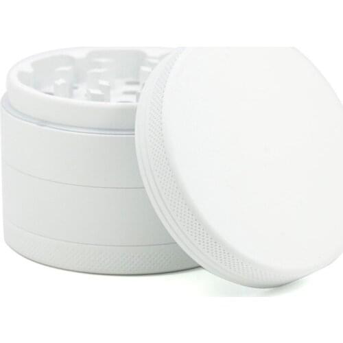 4-layer 63mm Herbal Weed Grinder Aluminum Alloy Tobacco Grass Sheeder Rubber Paint Wrap Spice Crusher Smoking Accessories