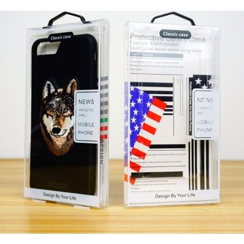 500Pcs/Lot National Flag Pattern Blister PVC Clear Retail Packaging Package Box for Phone Case X XR 11 11Pro 11Pro Max
