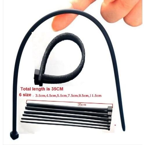 6pcs/bag sounds silicone urethral dilator horse eye stimulate male urinary catheterization expanders silicone catheter sound