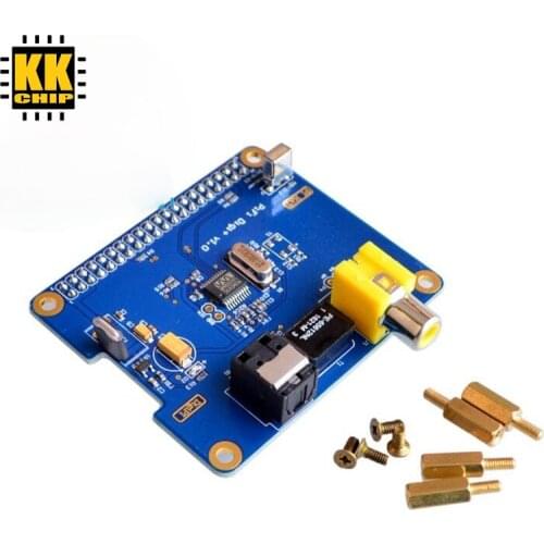 For Raspberry Pi 3/2B HIFI DiGi Digital Sound Card I2S Digital Audio Expansion Board Optical Fiber Module Expansion Board