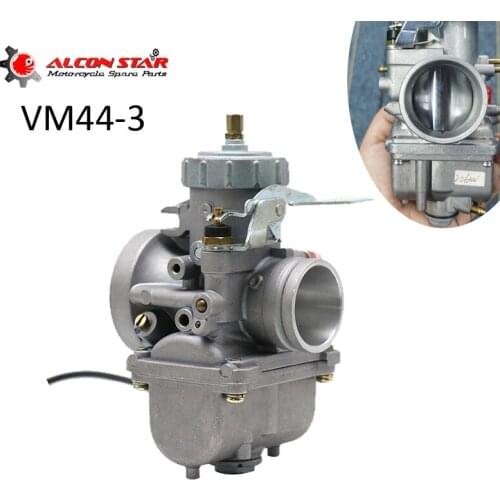 Aclonstar-44mm Motorcycle Carburetor Carburedor Carb For Mikuni Round Slide VM44-3 Spigot Carb For Honda Kawasaki Yamaha Suzuki