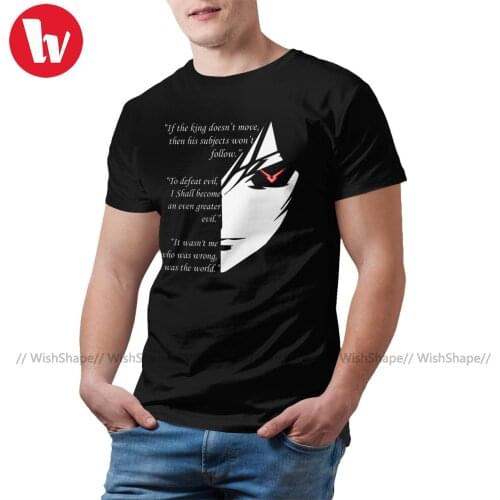 Code Geass T Shirt The Testamennt Of Lelouch T-Shirt Men Plus Size Tee Shirt Funny Fashion Print Cotton Tshirt