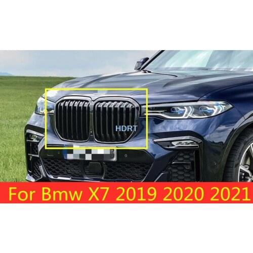 Suit For Bmw X7 2019 2020 2021 Modified Black Warrior Small Surround Front Side Skirt Rear Lip Tail Middle Net Rearview