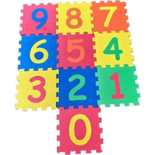 Eva Puzzle Mat Numbers 33x33 10 Mm Child Play Mat Game Space Saver Make Grizzly Leisure