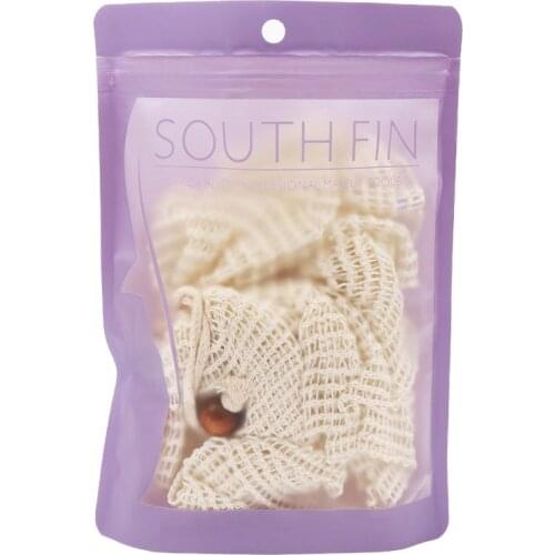 Creative Ramie Bath Shower Mesh with Sling Pouf Exfoliate Body Scrubber Ball Puff Soft Cleansing Tool Accessories