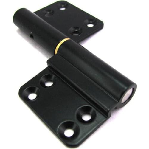 Furniture Hinge Aluminum Door Hinges Stainless Steel Axis Door Hinge 10PCS