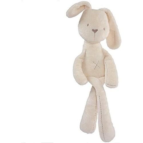 Baby Cute Short Plush Lovely Beige Bunny Doll Baby Toy Newest Stuffed Rabbit