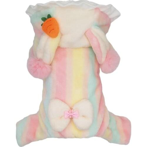 Cute Dog Clothes Winter Dog Jumpsuit Warm Pet Outfit Chihuahua Yorkie Clothes Poodle Bichon Pomeranian Schnauzer Dog Costume