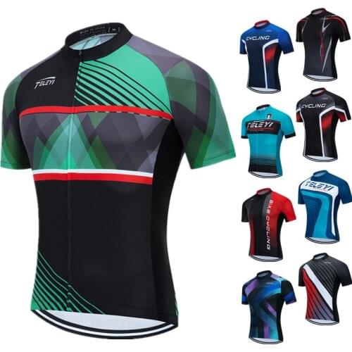 Weimostar Breathable Cycling Jersey Men Summer Bike Team Bicycle Jersey Shirts Racing Sport Cycling Clothing MTB Bike Jersey Top