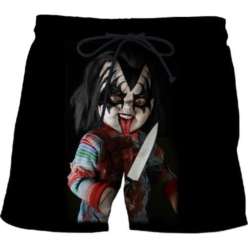 New Mens Childs Play Beachwear Cool Board Shorts Quick Dry Watersport Swim Trunks Summer Beach Shorts black short homme