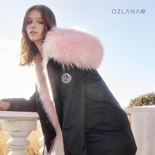 Ozlana new autumn and winter fur liner long style overcome fur one mink fur fur coat