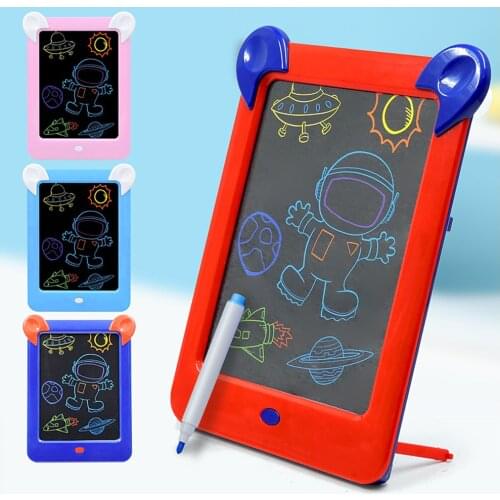 New Design 3D Magic Drawing Pad Fluorescent Drawing Board Kids Puzzle Luminous Magical Graffiti Writing 3D Luminous Drawing Pad