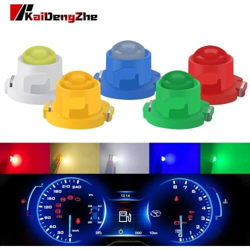 10PCS T4.7 COB LED Car Dashboard Light Bulb Warning Indicator Interior Lights For Car Vehicle Instrument Lamps Replacement DC12V