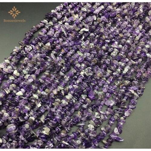 Level 5-8mm A Natural Gravel Specimen Amethysts Purple Crystal Home Decor Colorful for Healing Energy Stone Beads