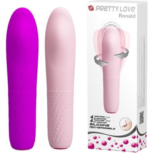 USB rechargeable 4-function vibrations and rotations G Spot Vibrator Dildo Vibrator Adult Sex Toys For Woman Clitoris Stimulator