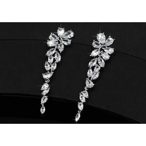 Drop Earrings Fashion Dangle Jewelry for Women Vintage Branches Long Trendy 2020 korean Luxury Wedding Party Ear