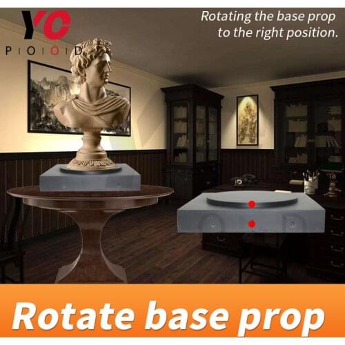 YOPOOD Rotating base prop rotate the base to correct position to unlock in real life Escape room game