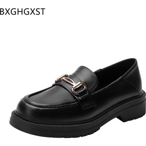 Loafers Women Leather Shoes Woman Vulcanize Shoes 2021 Designer Platforms Shoes for Women Zandalias De Mujer De Moda Chaussure