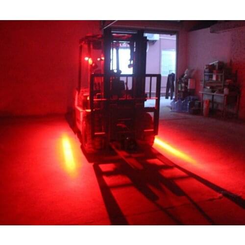 12v24v36v48v60v64v Forklift Led warning light Red/Blue danger zone keep out Caution light hazard lamp Fork truck Led work lights