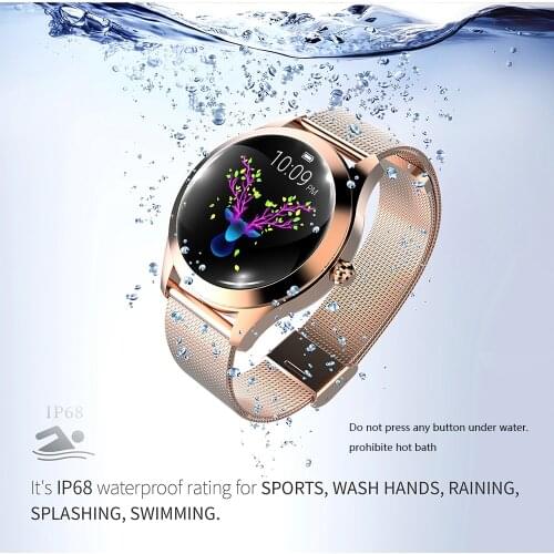 2020 Fashion Smart Watch Women KW10 Waterproof Multi-sports modes Pedometer Heart Rate smartwatch Fitness Bracelet for Lady