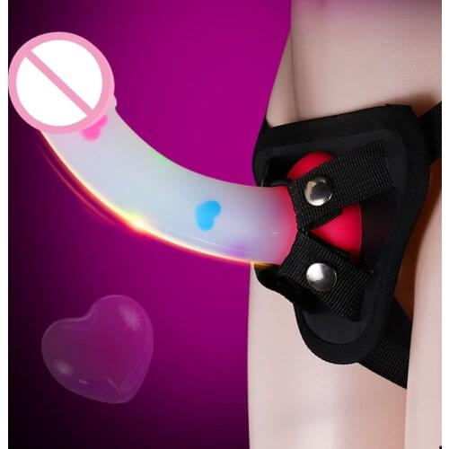 2021 Dildos For Women Strap On Dildo Adjustable Panties Adult Sex Toys For Lesbian Silicone Dildo Jelly Penis Sex Shop