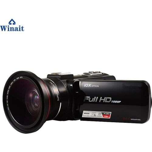 Winait Anti-shake HDV-Z82 digital video camera with remote control functions Face Detection