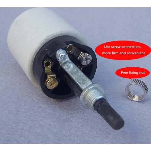 Two-way Rotary Switch E27 Lamp Holder for Lamps Lighting Accessories Twist Type