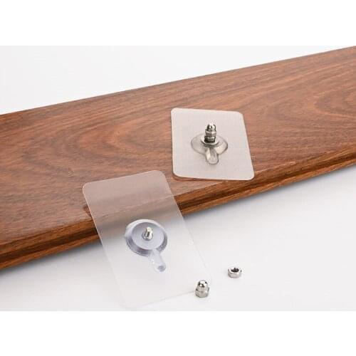 4/8pcs Self Adhesive Wall Hook Decorative Painting Photo Frame Hanging Hook Home Bathroom Kitchen Storage Hardware Fasteners