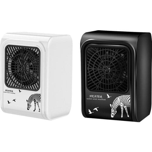 220V National Standard Plug Heater Car Mini Desktop Office Household Electric Fan Heater with Over Temperature Protection