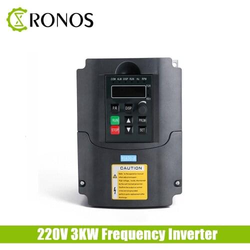 3KW 220V Single Phase input and 3 Phase Output Frequency Converter / Adjustable Speed Drive / Frequency Inverter / VFD