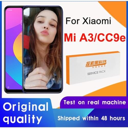 New Tested 6.088" OLED LCD Replacement For Xiaomi Mi A3 LCD Display Touch Screen Digitizer Assembly For Xiaomi CC9e Display