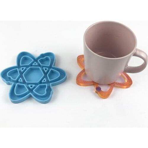 Planet Coaster Epoxy Resin Mold Cup Pad Mat Silicone Mould DIY Crafts Home Decorations Casting Tools