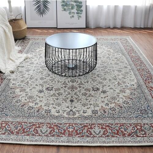 Modern Soft Persian Carpets For Living Room Blending Retro Turkey Carpet Bedroom Rug Parlor Sofa Floor Mat American Style Carpet