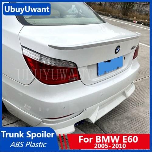 UBUYUWANT Lip Spoiler For BMW E60 M5 5 series 520 523 530 535 2005-2010 ABS Plastic Car Tail Wing Decoration Rear Trunk Spoiler