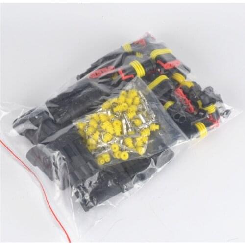 15 sets 2/3/4/ pins 1.5 series Super seal Waterproof Electrical Wire Connector Plug for car waterproof connector