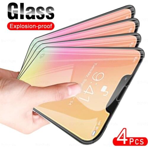 4Pcs HD Full Cover Protective Tempered Glass For iPhone 13 Phone Screen Protector Glasses Film For APPLE Aifon iPhone13 6.1 inch