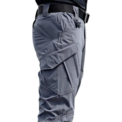 New Mens Tactical Pants Multiple Pocket Elasticity Military Urban Commuter Tacitcal Trousers Men Slim Fat Cargo Pant 5XL