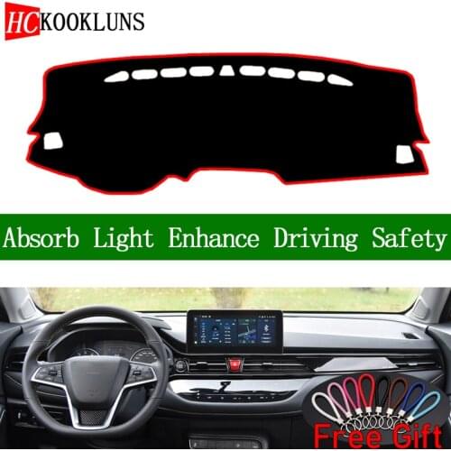 For JAC REFINE S4 2019 Dashboard Cover Sun Shade Dash Mat Pad Carpet Car Stickers Interior Accessories