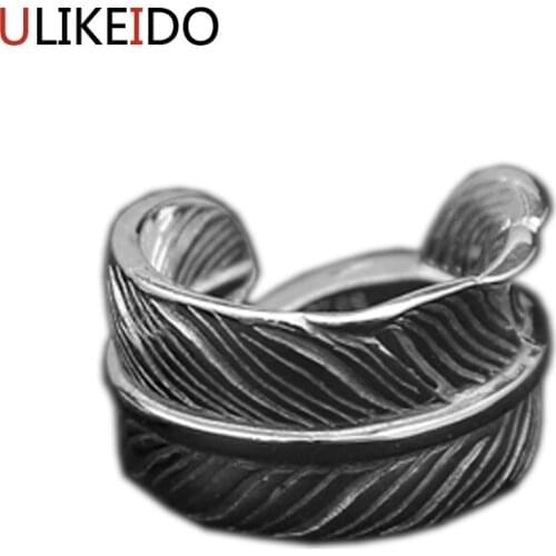Pure 925 Sterling Silver Jewelry Eagle Feathers Jewelry Opening Ring For Men And Women Takahashi Goros Rings Birthday Gift 170