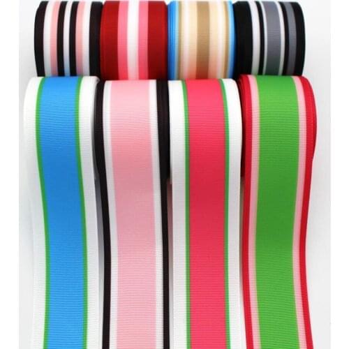 New 1-1/2 38MM striped double-sided ribbon 10 yards DIY handmade materials gift packaging headband hair bow bag materials