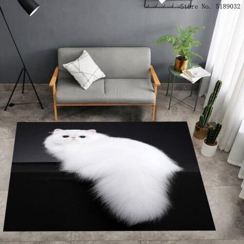 Cat Pattern Carpet 3d Print Floor Mat Entrance Doormat Dust Outdoor Indoor Rug Animals Bathroom Kitchen Mats Kawaii Decor Mats