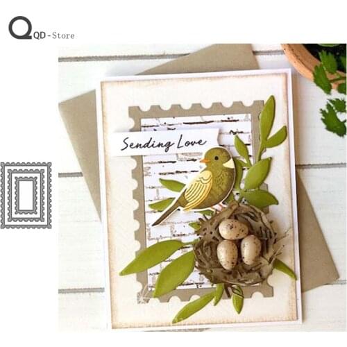 Saw Square Plate Metal Cutting Dies Scrapbooking Handmade Tools Diy Card Make Mold Model Craft Decoration Wholesale New 2021