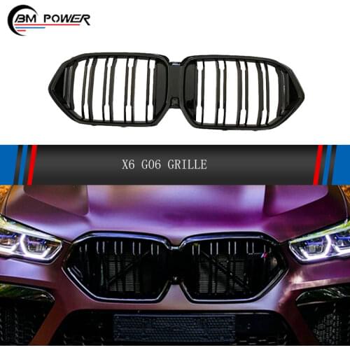 New 2021 Year X6 G06 Front Grille For X6 G06 Abs Front Grille
